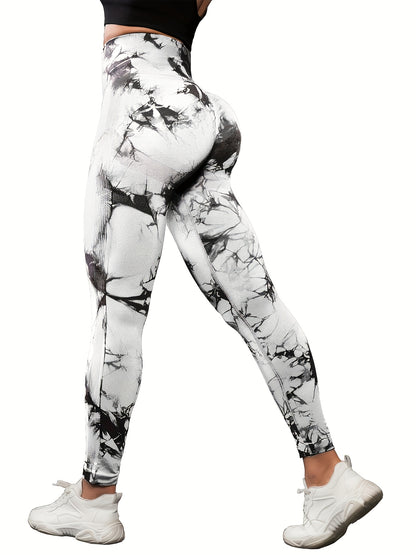 5pcs Set of Women'S High-Waisted Leggings - Soft, Supportive Leggings Designed for Running, Yoga, The Gym, And Other Workouts