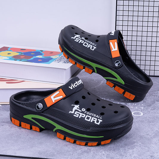 Men'S - Breathable EVA Material, Ultra-Comfortable Thick Sole, Suitable for Both Indoor And Outdoor Activities, Perfect for The Beach, Pool, And Water Parks