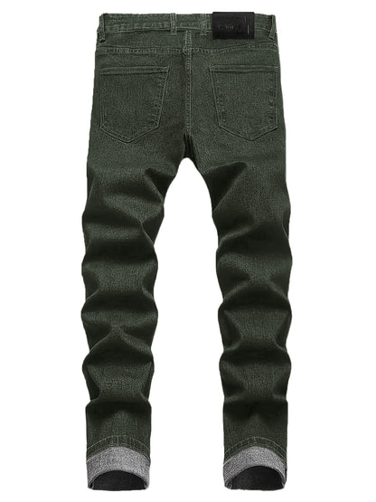 3-Pack Men's Slim Fit Jeans | Business Casual Trousers | Year-Round Versatile Pants | Gift