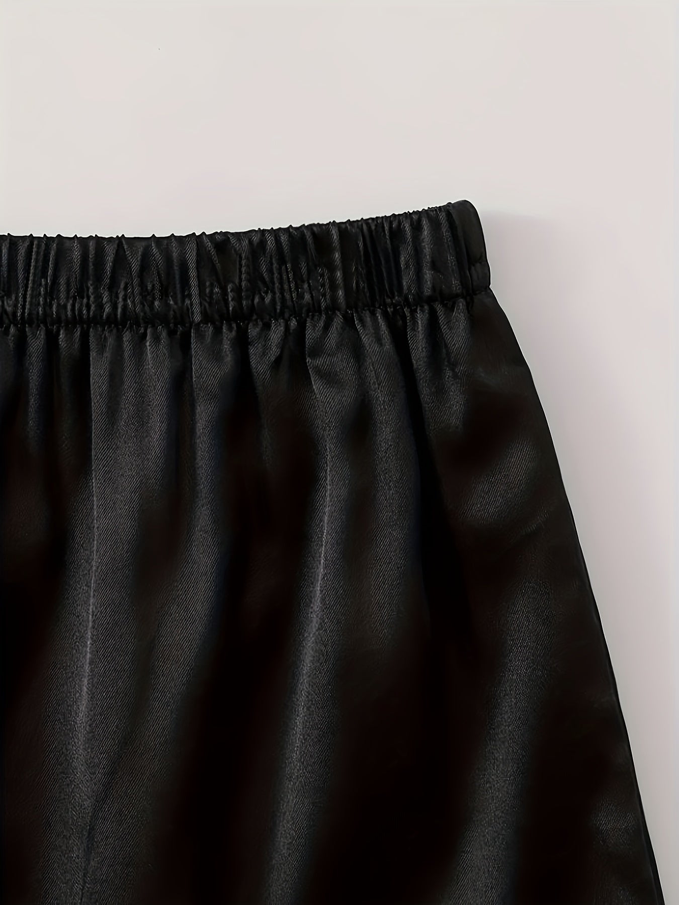 Women's Champagne Satin Short-Sleeve Pants - product view 24