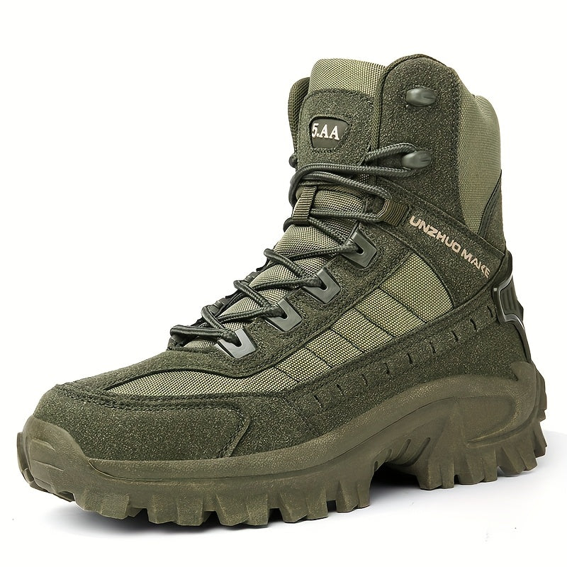 Men's Lightweight Durable High-Top Hiking & Tactical Boots - Multi-Scenario Boots for Outdoor Jungle Hiking & Operational Use. Slip-resistant And Long-lasting, They're Ideal for All-season Outdoor Hiking, Hunting Gear, And Adventure Travel.
