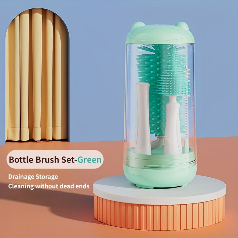Electric Bottle Brush Set - USB Rechargeable Cleaning Kit