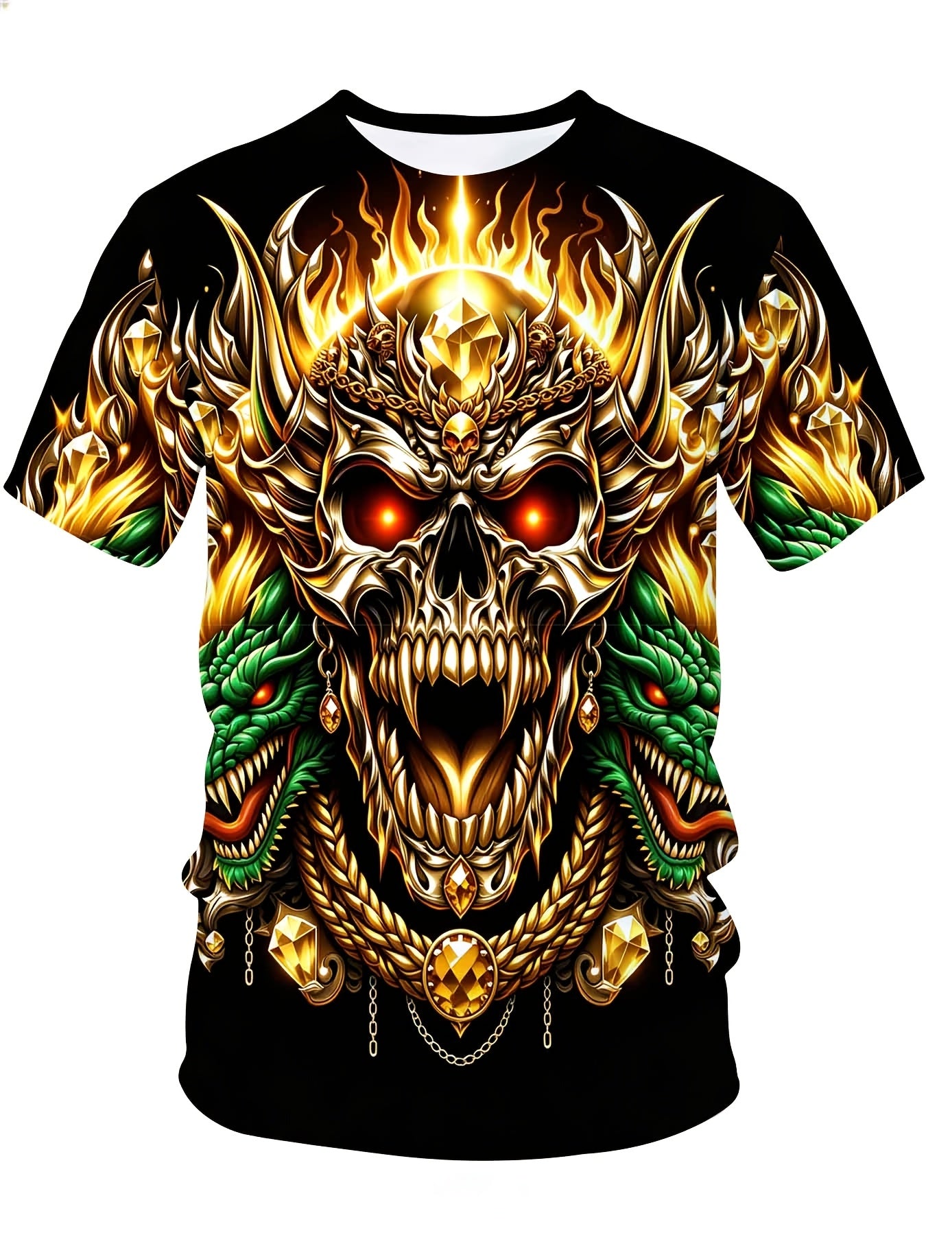 Men's Multicolor Printed Graphic T-Shirt - product view 22