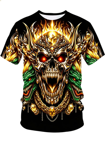 Men's Multicolor Printed Graphic T-Shirt - product view 22
