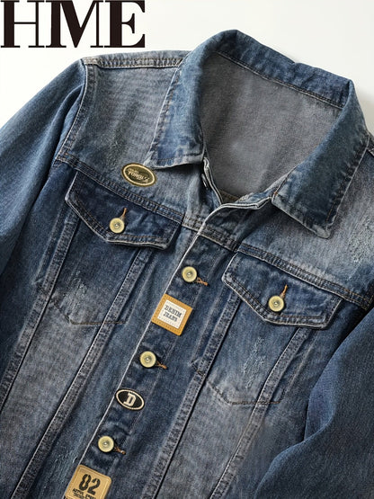 Men's Versatile Denim Pullover Jacket Travel 957
