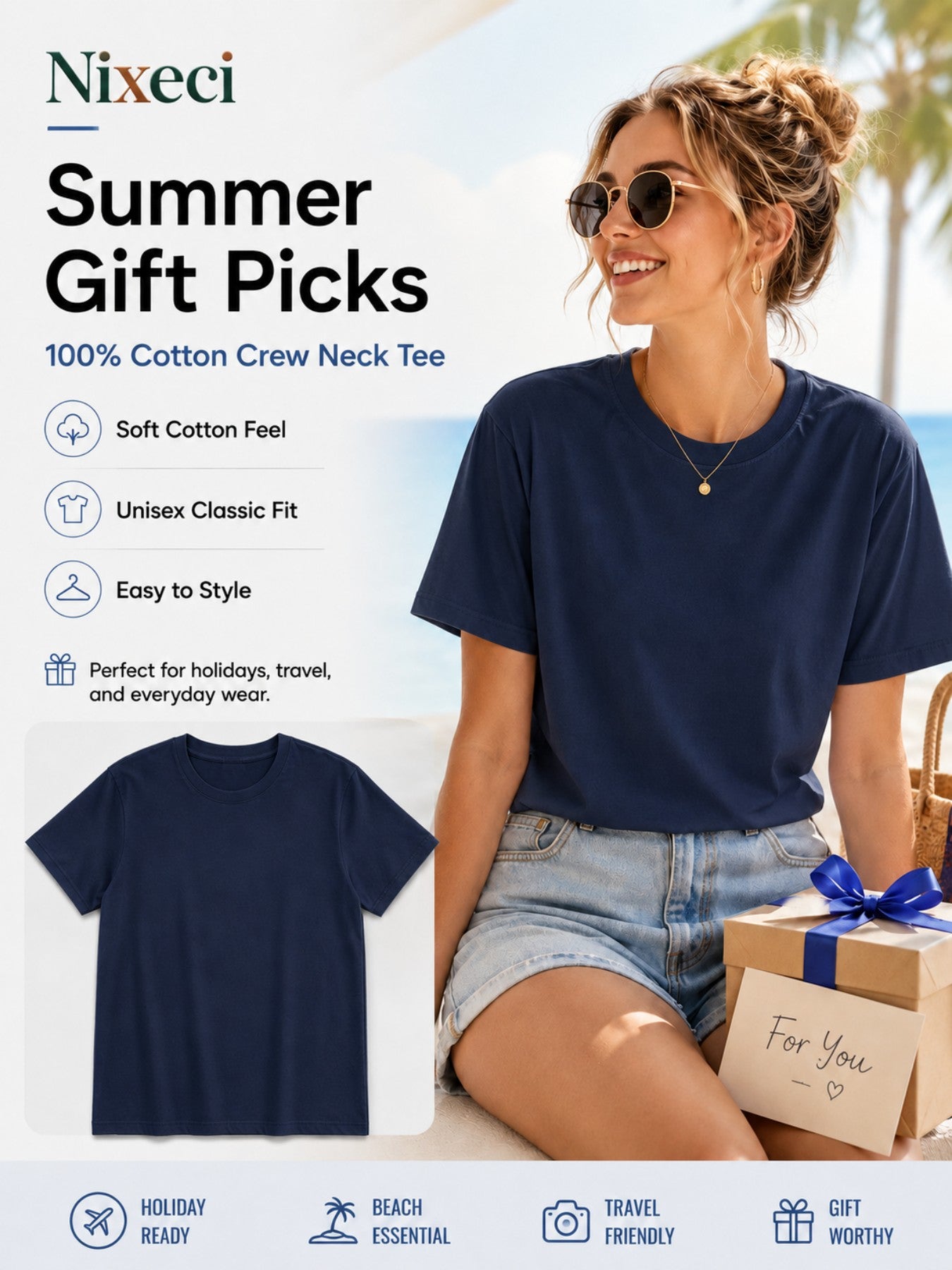 USA 250th Anniversary Independence Day American Flag Stars and Stripes Print Crew Neck T-Shirt, Summer Casual Vacation Women's Short Sleeve Top, Soft Stretch Fabric, Multiple Colors Available