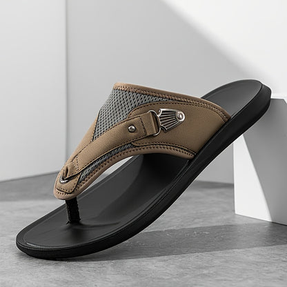 Men's Flip Flops - Breathable Mesh Lightweight for Beach & Water 727717