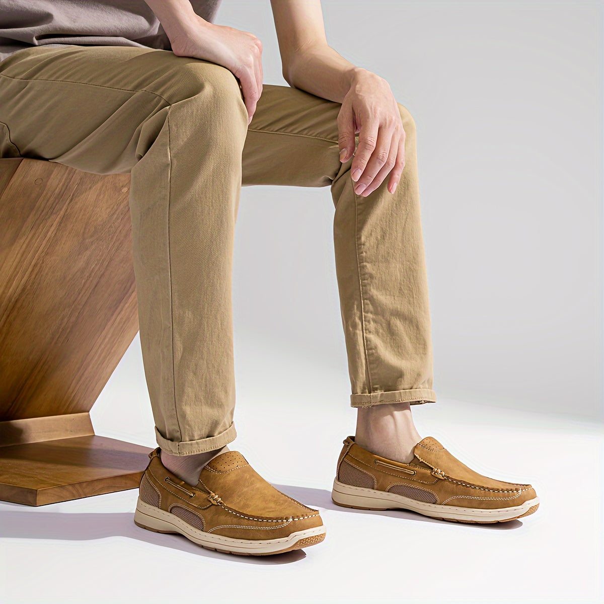 Men's Loafers & Slip-ons Casual Lightweight Boat Shoes Men