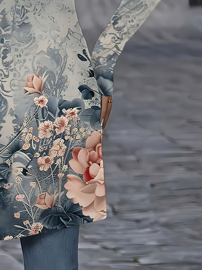 2D Flat Printing Women's Slit Dresses, Dresses, Dresses, Low-priced Dresses, Elegant And Unique Dresses, Elegant Event Dresses, Casual And Elegant Dresses, 2D Flat