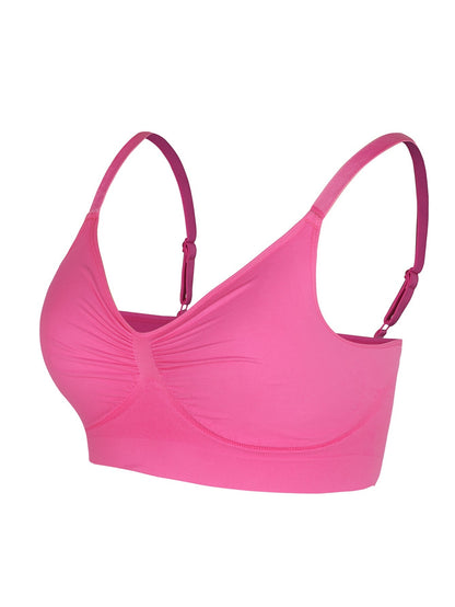 Women's Wireless Push Up Bra Stretch Comfort Bralettes No Underwire Bra Tshirt Bras Sports Bra