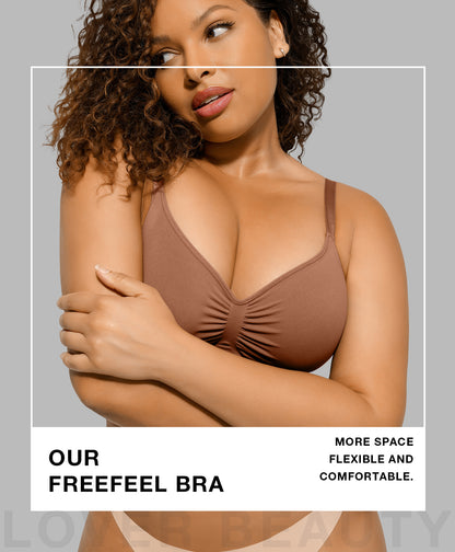 Women's Wireless Push Up Bra Stretch Comfort Bralettes No Underwire Bra Tshirt Bras Sports Bra