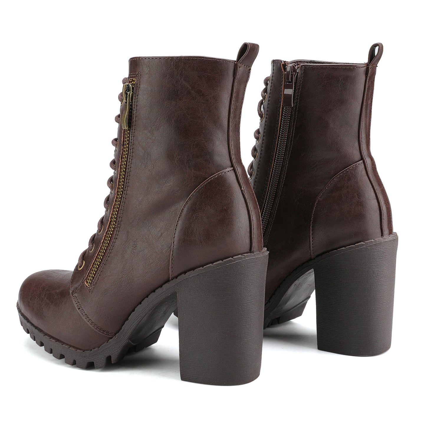 Women's Stylish Fashion Comfortable Chunky Heel Ankle Booties