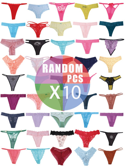 Women's Mixed colors Lace Underwear - product view 6