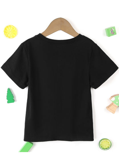 POP POP GIRL Printed 100% Cotton Girls T-shirt