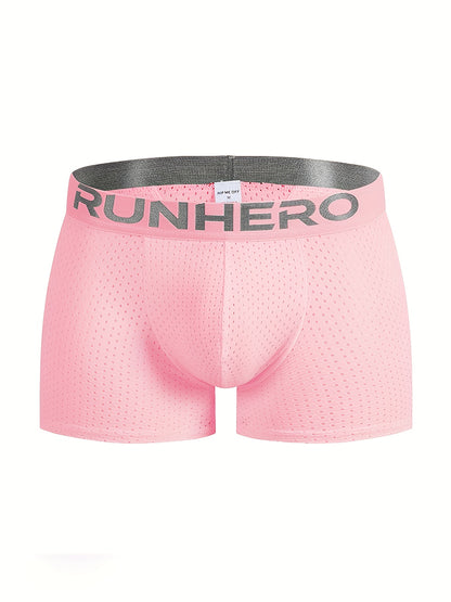 New Men'S Boxers Featuring Butt Pads, Made from Breathable Mesh, Designed for Comfort And Elasticity, Perfect for Lounging at for home