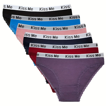 18 Pairs of Women's Lace Thong Panties for Spring and Summer, Randomly Assorted