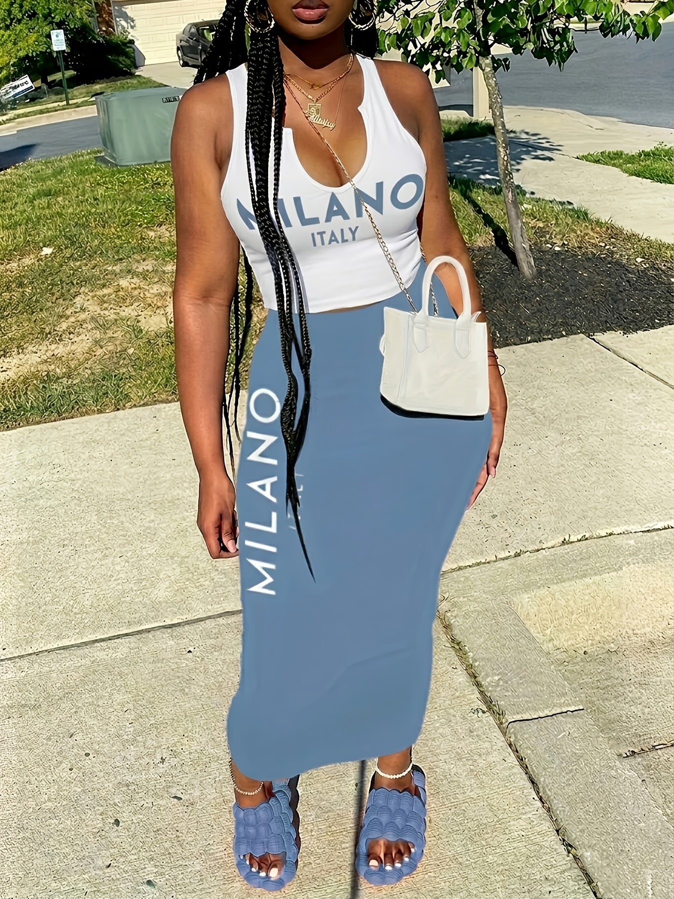 CharmGlow Elegant Sexy Hip Dress Set