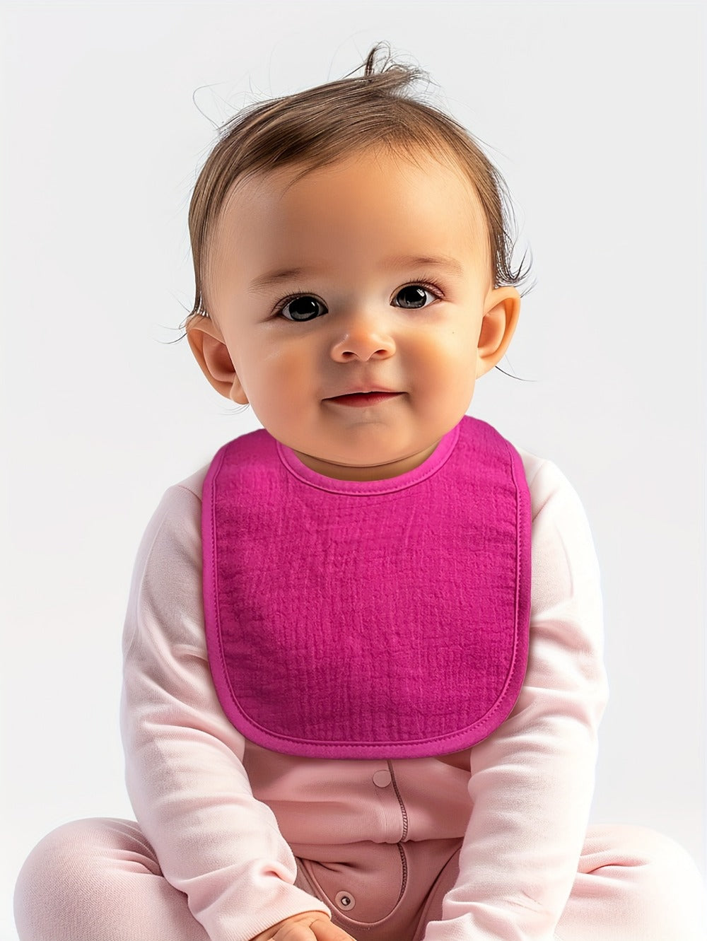 Baby Bib - 10-pcs Adjustable Muslin 10pcs
