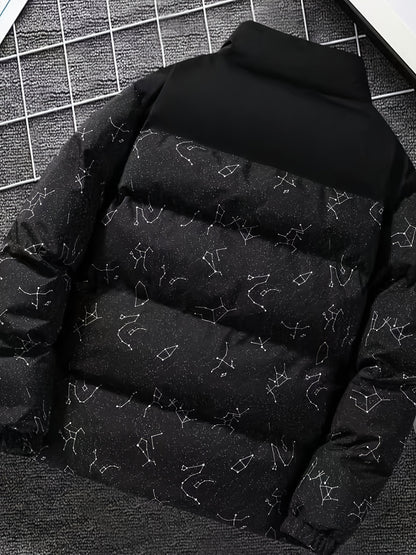 New Men's Winter Jacket and Bread Coat Warmth Suit