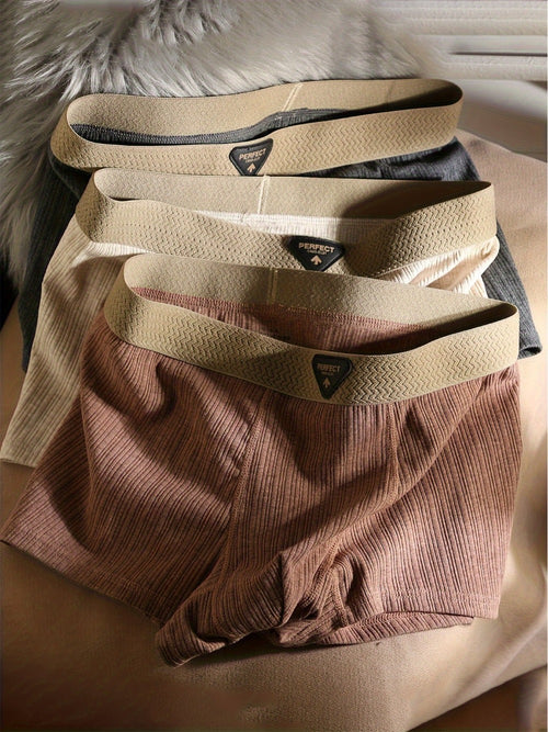 Men's Boxer Briefs - Breathable 4 Pack Soft