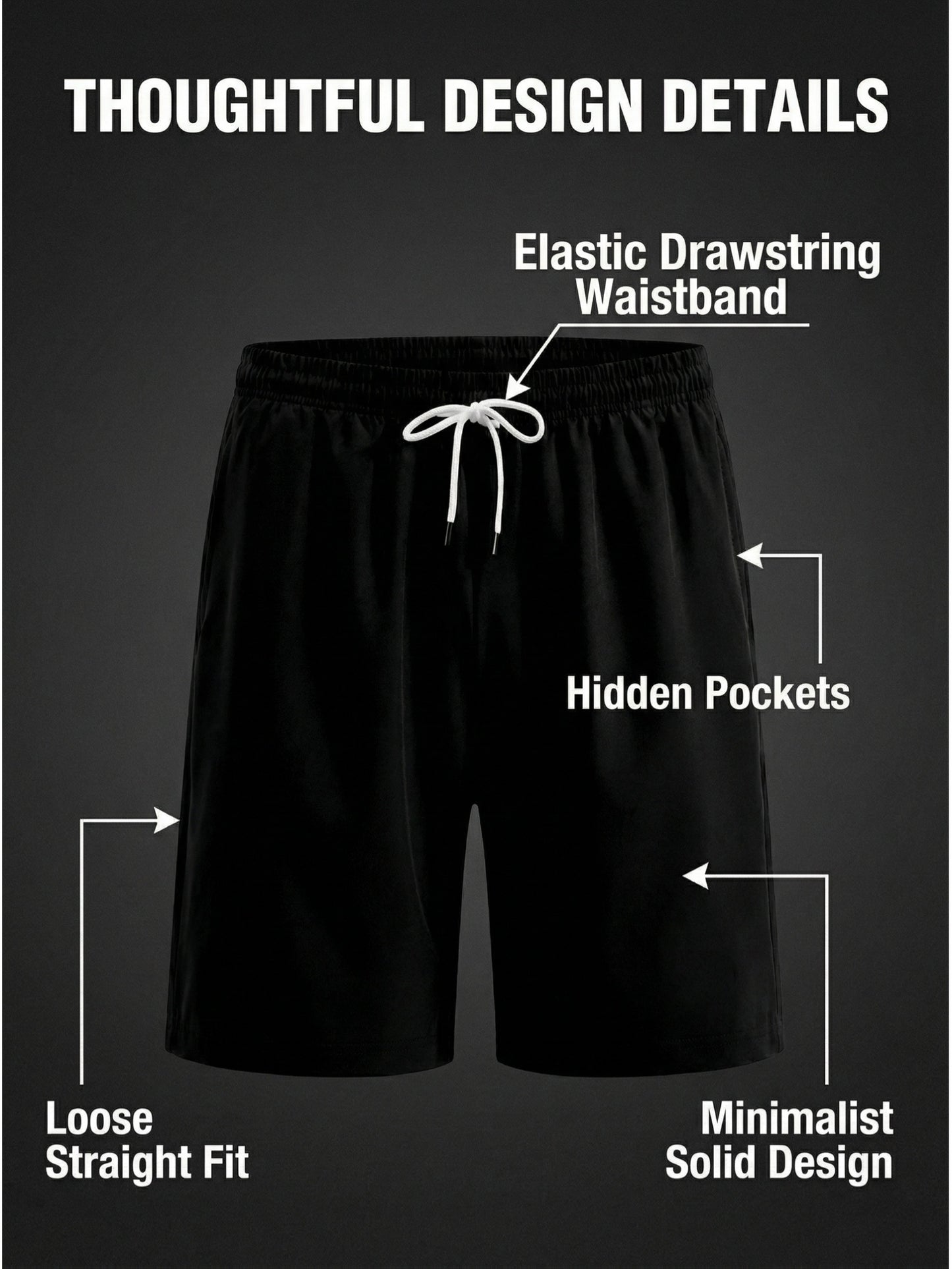 10-pc Men'S Casual, Loose-Fitting, Quick-Dry Pants: Lightweight, Breathable Men'S Pants with an Elastic Waistband, Loose Fit, And Pockets - Perfect for Everyday Wear at Home