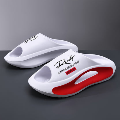 Men's Slides - Thick Sole & Open-Toe Comfort 473317