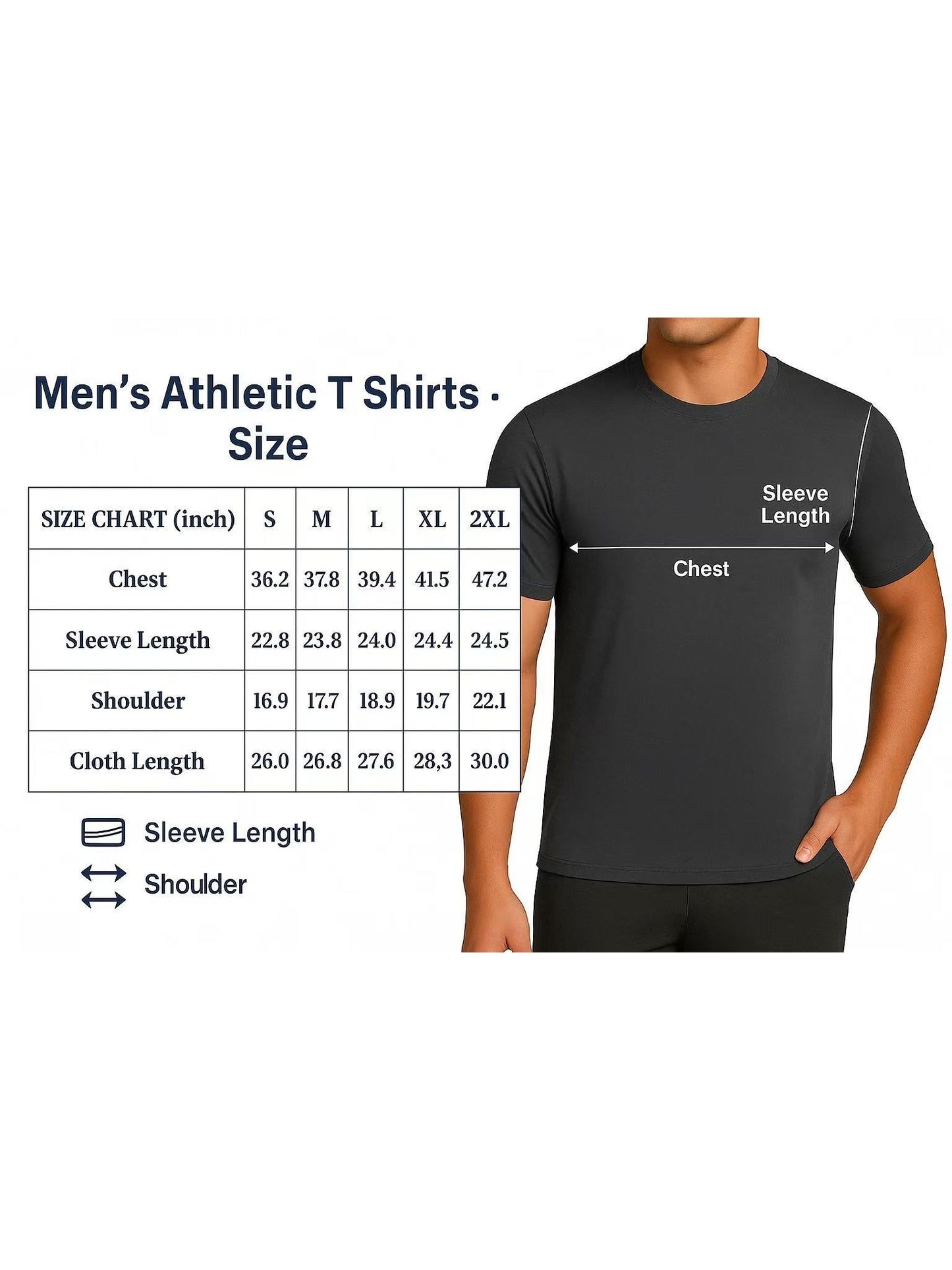 5-Pack Men’s Safety Work Shirts UPF 50+ Quick Dry Breathable Performance Tees for Outdoor Jobs gift for dad