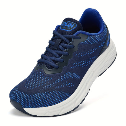 Men's Wide-Width Mesh Sneakers - Memory Foam Cushioned Insole