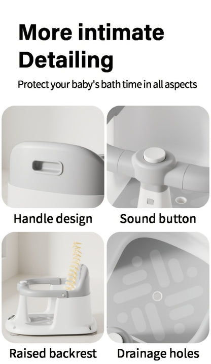 Baby Bath Seat - Non-Slip Bathtub Seats Months