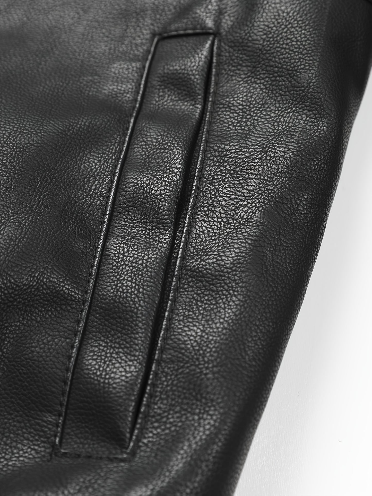 Women's Vintage-Style PU Leather Jacket - High Quality, Windproof, Tear- with Detachable Hood Casual Outdoor Riding Jacket