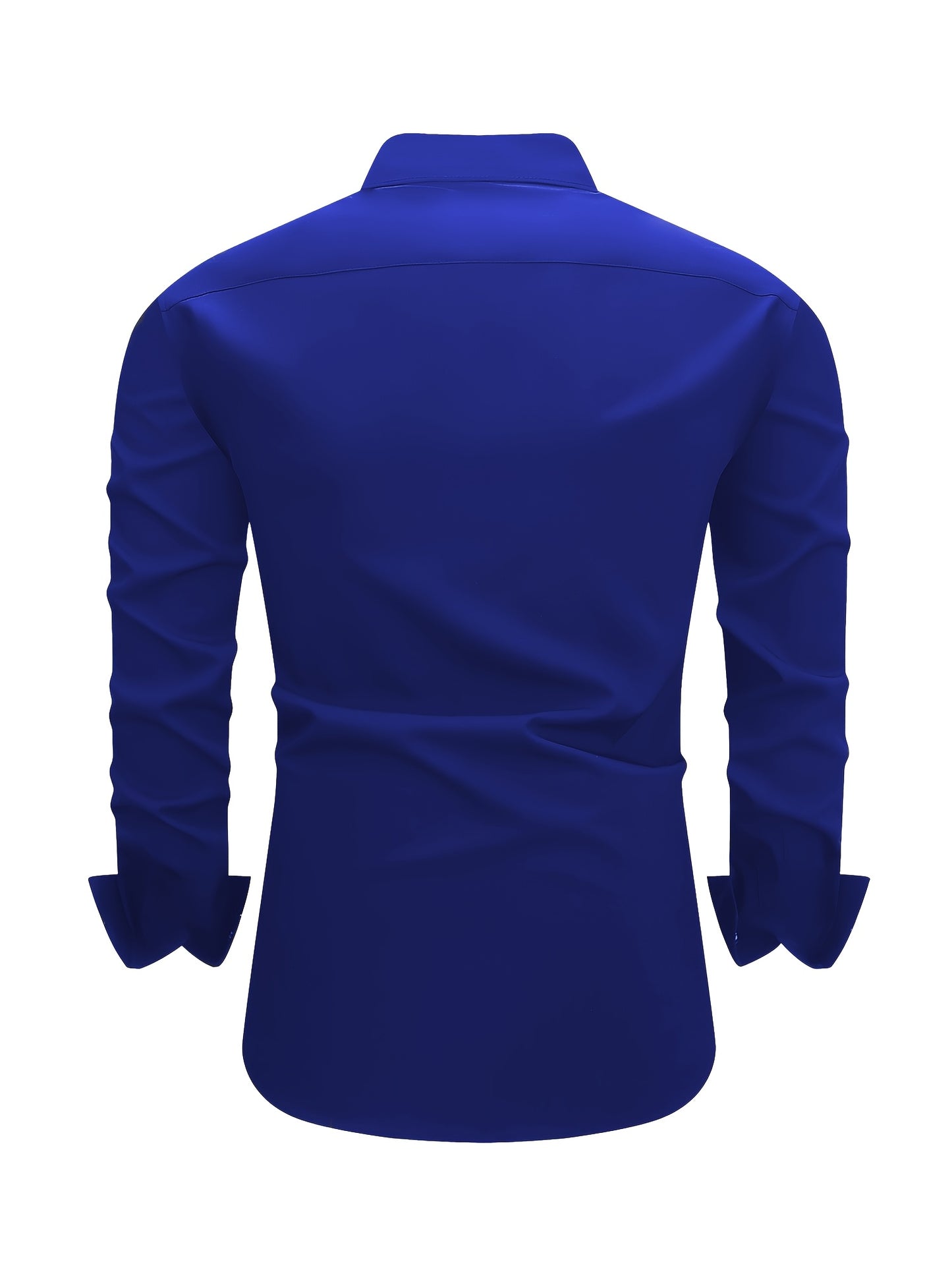 2pcs Set Of Men'S Plus-size Long-sleeve Shirts, 2XL To 6XL Size Shirts For Chubby Men, Versatile Plus-size Shirts For Daily Commuting, Summer Cool Shirts, Easy-care Wrinkle-resistant Plus-size Business Shirts, Gifts For Family