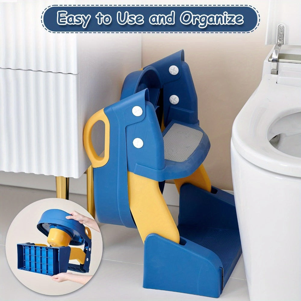 Potty Training Seat - Foldable Adjustable Toilet Step