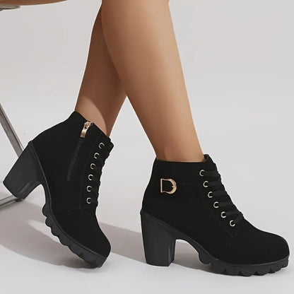 Women's Snow Boots – Plush Lined Lace-Up for Beach & Water