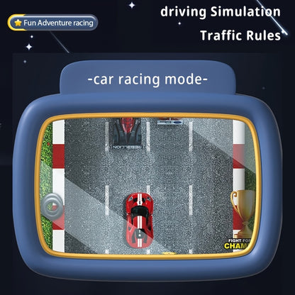 Children's Steering Wheel Driving Toys Vehicle Electronic Simulation Racing Adventure Game Kid Toys Cool Interactive Xmas Gifts