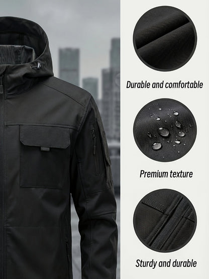 Men's Windproof Zip-Up Coat Everyday 541