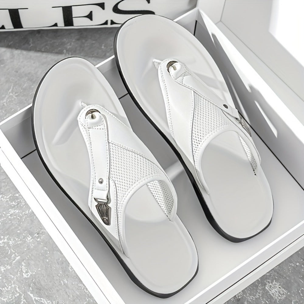 Men's Flip Flops - Breathable Mesh Lightweight for Beach & Water 727717