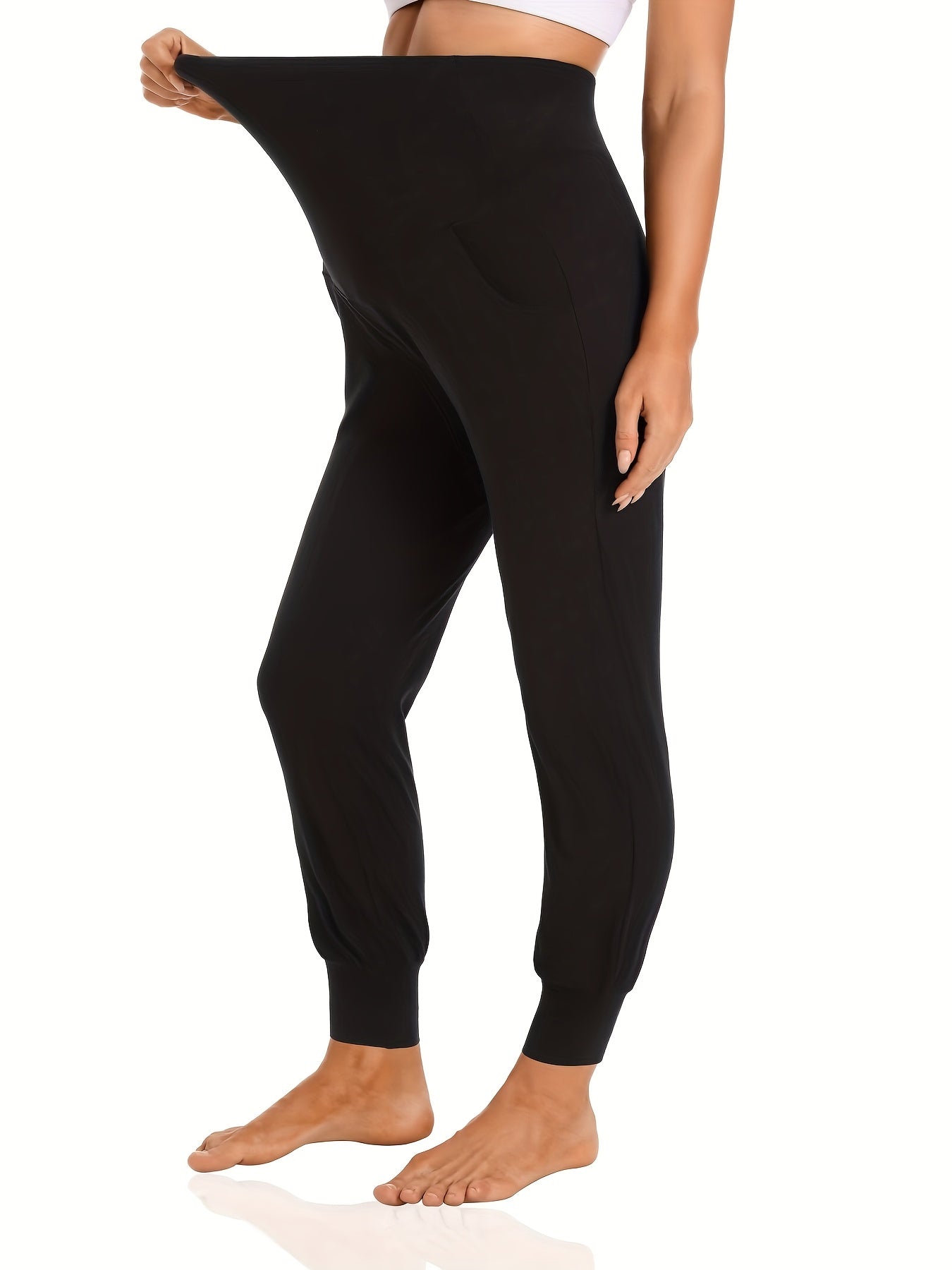 Maternity Women'S Casual Pants Stretchy Comfortable Lounge Pants