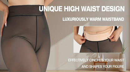 2pcs Set Lined Warm Leggings - [3 Combinations Available] Non-Slip, Scratch-Resistant, Fleece-Lined Warm Baselayer Tights, Perfect For Halloween, Christmas Gifts, Outdoor