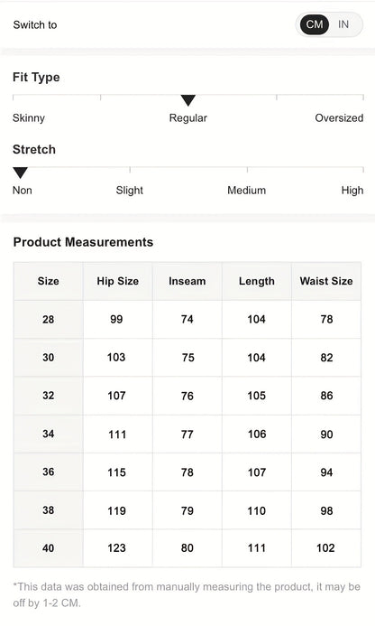 Men Ripped Frayed Bleach Wash Jeans Casual Slim-fitting Denim Menswear