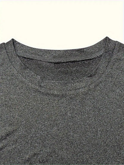 A Women'S Round-Neck Short-Sleeved A-Line Skirt- Loose-Fitting, Breathable And Soft Mid-Length Summer Vacation Dress, Machine-Washable Solid-Color Casual Wear for Spring And Summer Travel, Durable Adult Clothing (Note: This Product Is A Dress)