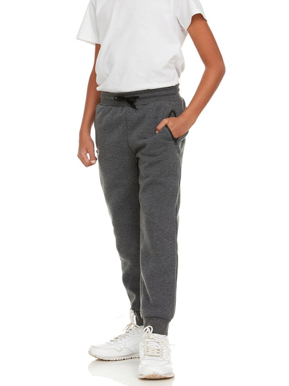 3Pk Boys Sweatpants Athletic Workout Kids Clothes Boys Joggers Pants with Zipper Pocket And Drawstring Size 4-20, Perfect for Outdoor