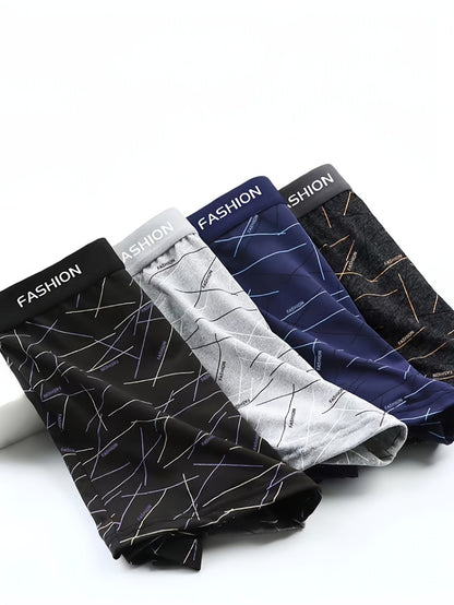 Men's Boxer Briefs - Breathable 4 Pack Classic 541989