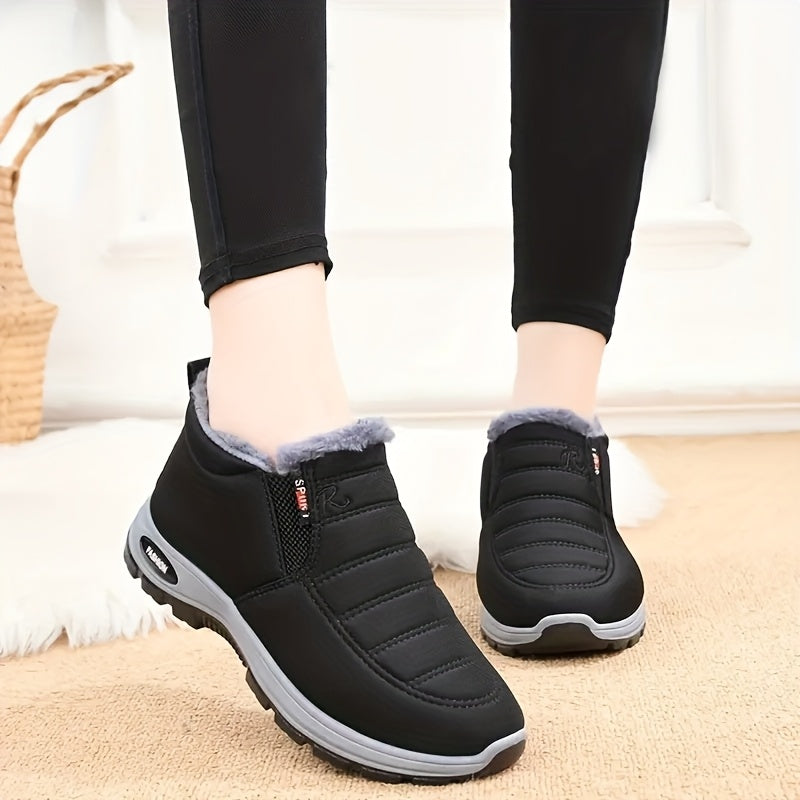 Ultra Warm Winter Boots for Men And Women - Thick Soled Boots, Polar Grade Cold And Warm Ankle Boots, High-Density Lining And Thermal Lock Technology, Solid Color Easy Design, Suitable for Outdoor Hiking, Casual Wear, Hiking Boots, Hiking Shoes