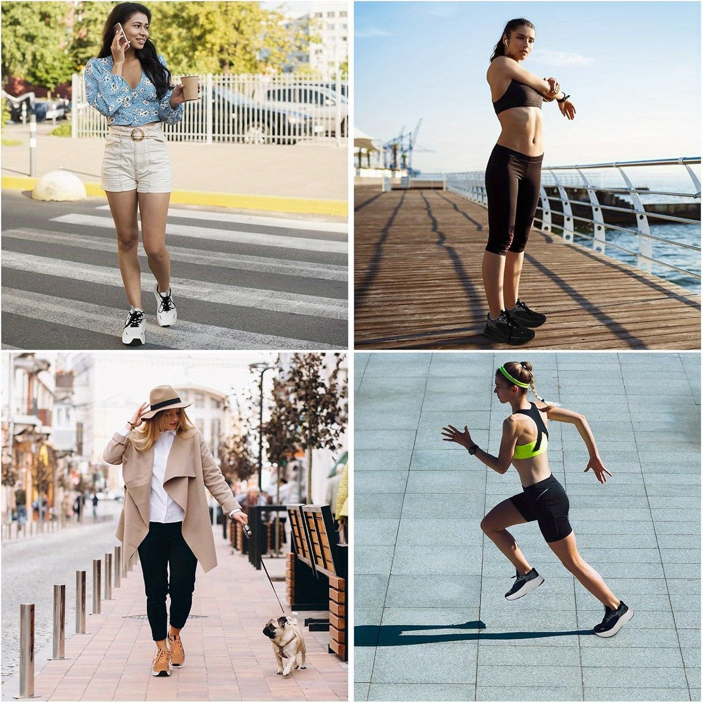 Women' Wide Toe Box Sneakers Compatible for Zero Drop Platform, Wide Fit Sneakers with / Cushioned Sole, Low-Top Breathable Training Sneakers for Gym, Running, Tennis, Workout - Wide Width for Toe Spread & Stability, Women Shoes