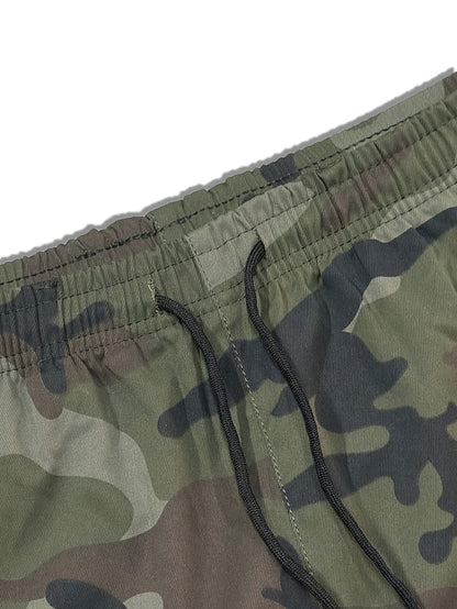 Men'S Camo Jogger Pants Military Cargo Pants Leg-Bound Tapered Casual Camouflage Pants