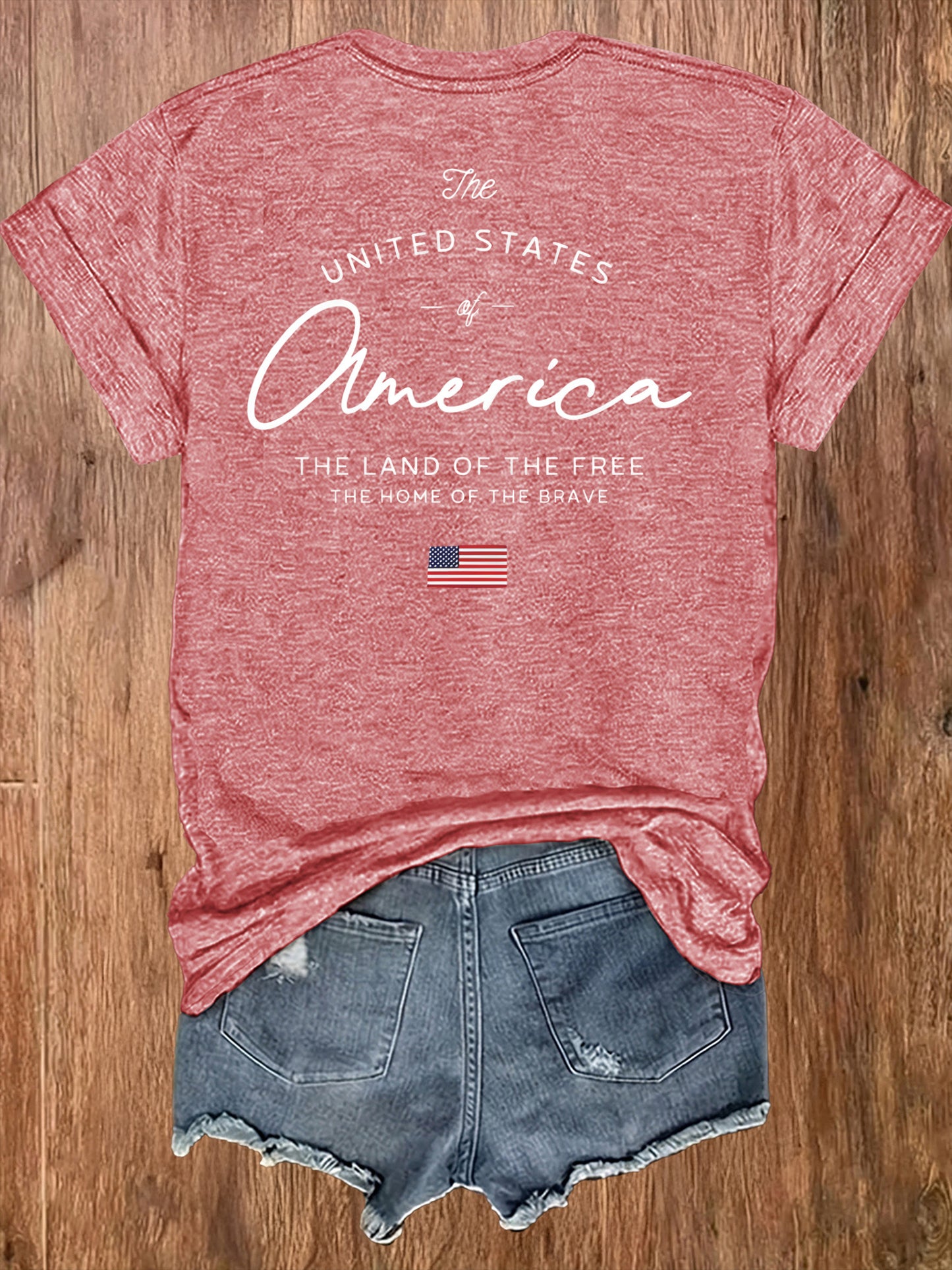 Women' US Flag T-Shirt with 1776 Design & American Symbols - Breathable Short Sleeve Top, Casual Streetwear Blouse-Compatible for - Wear Suitable for Fall Outfits, 4th of, Casual Attire, Machine Washable Non-
