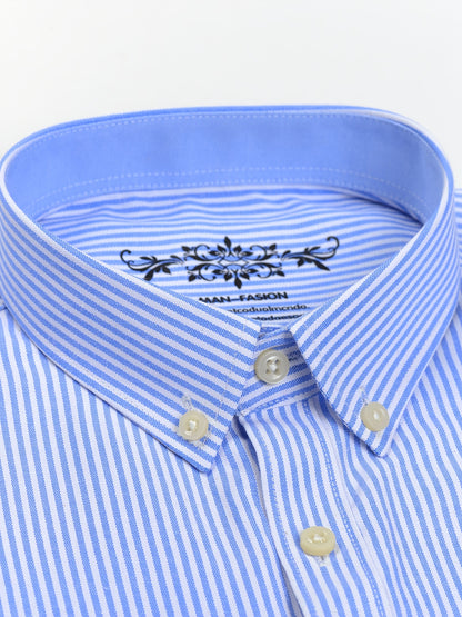 Men'S Long Sleeve Shirt with Classic Stripes, Ideal for Business Formal Events, Perfect Gift for Him