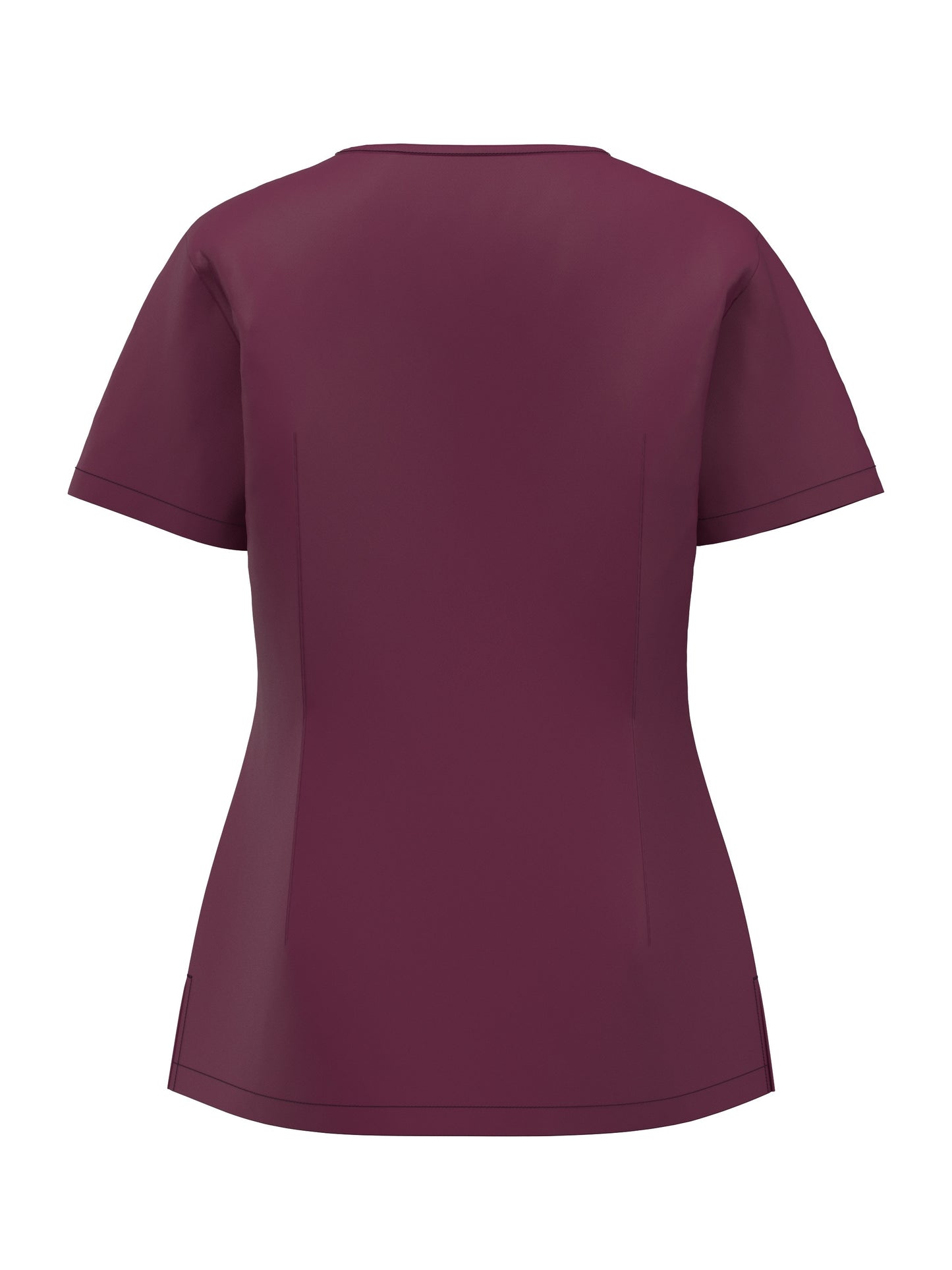 Women's Scrub Pants Set, Elastic Breathable Polyester Spandex Blend, V-Neck Short Sleeve with Pocket, Solid Color, for Work