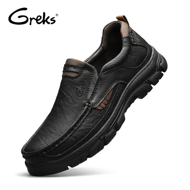 GREKS Loafers Slip On Loafer Casual Walking Shoes Comfortable for Work Office Dress Outdoor