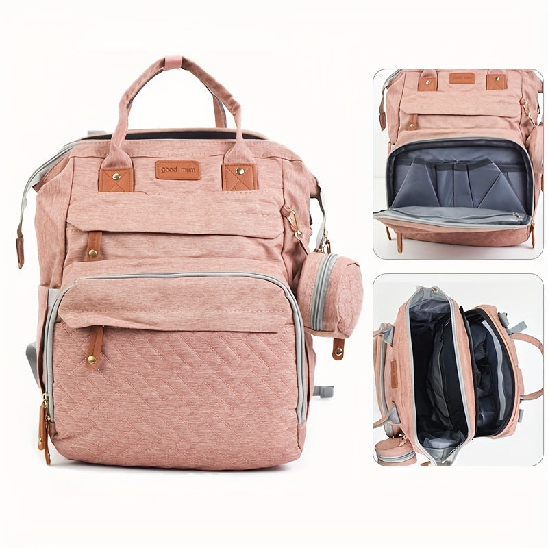 Backpack for Diapers, Pink Diaper Bags, Essentials for, Necessities for Newborns